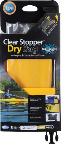 Sea To Summit Clear Stopper Dry Bag 5L Yellow Sea to Summit