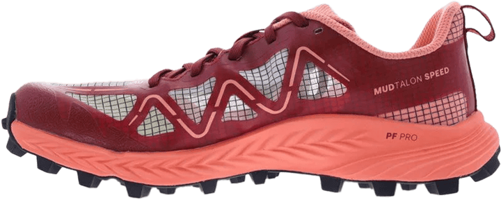 inov-8 Women's Mudtalon Speed Wide Burgundy/Coral inov-8