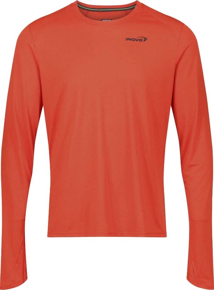 inov-8 Men's Performance Long Sleeve T-Shirt Fiery Red / Red inov-8