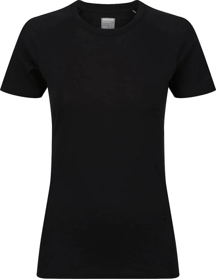 inov-8 Women's Merino Short Sleeve T-Shirt Black inov-8