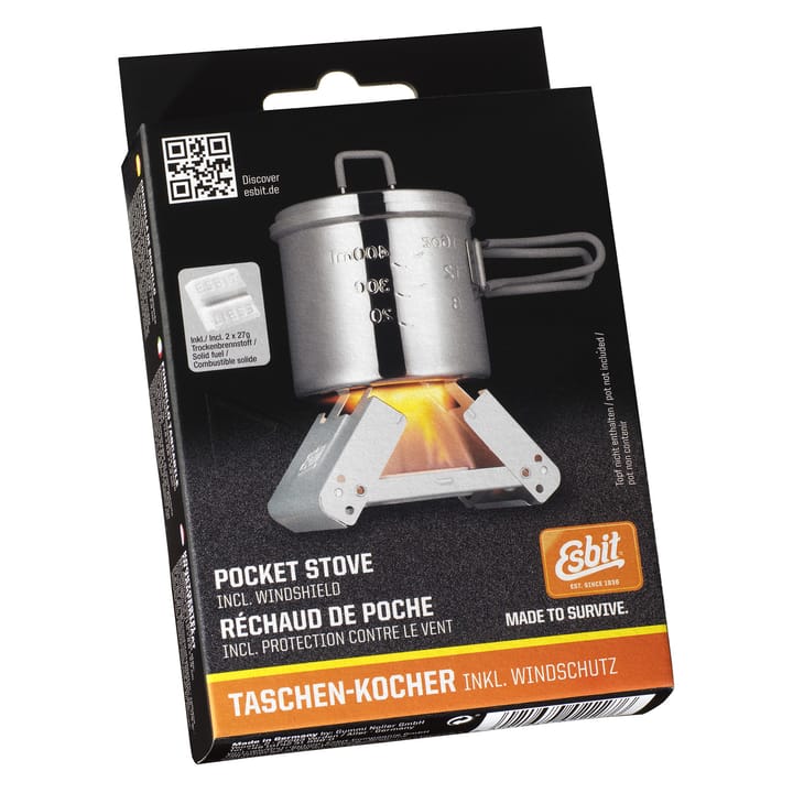 Esbit Pocket Stove with Windscreen Nocolour Esbit