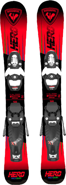 Rossignol Kids’ Hero Pre-Drilled Red/Black