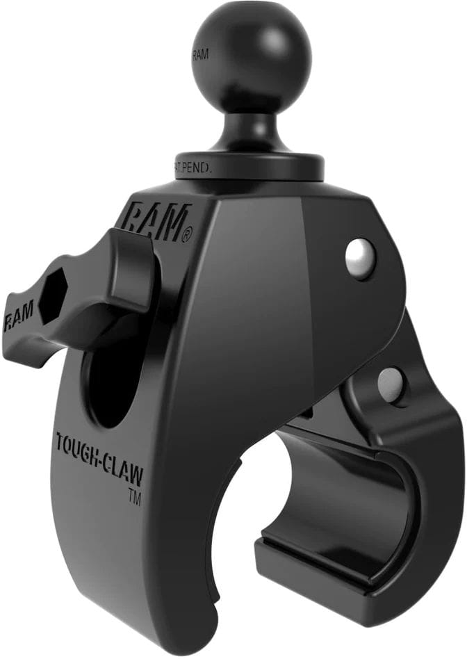 RAM Mounts Ram Tough-Claw Medium Clamp Base W/Ball Ram Medium Klypefeste Til Rør Med B-Kule RAM Mounts