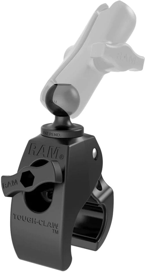 RAM Mounts Ram Tough-Claw Medium Clamp Base W/Ball Ram Medium Klypefeste Til Rør Med B-Kule RAM Mounts