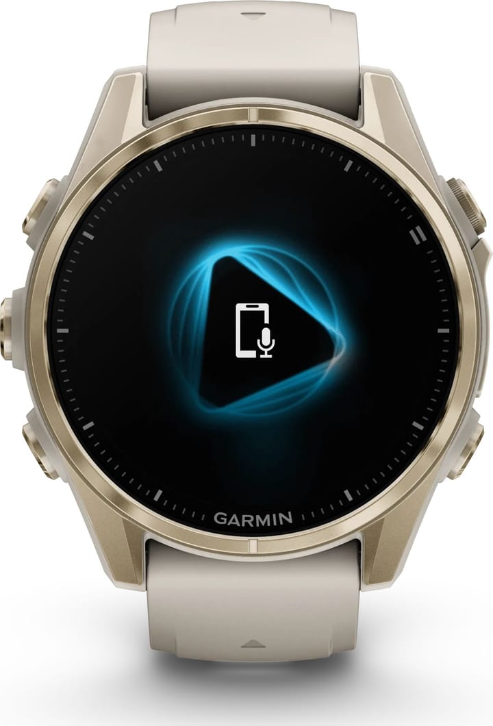 Garmin Fenix 8 Amoled 43mm, Sapphire Soft Gold - Fog Grey/Sandstone Silicone Strap Garmin