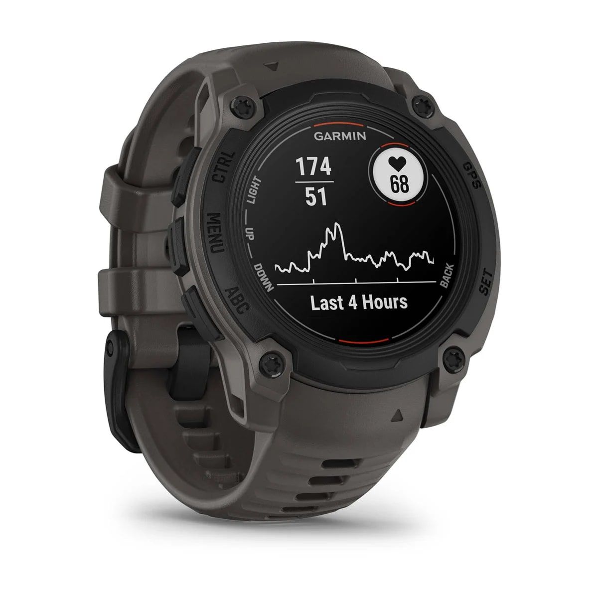 Garmin Instinct E, 40 Mm Black Bezel With Charcoal Band