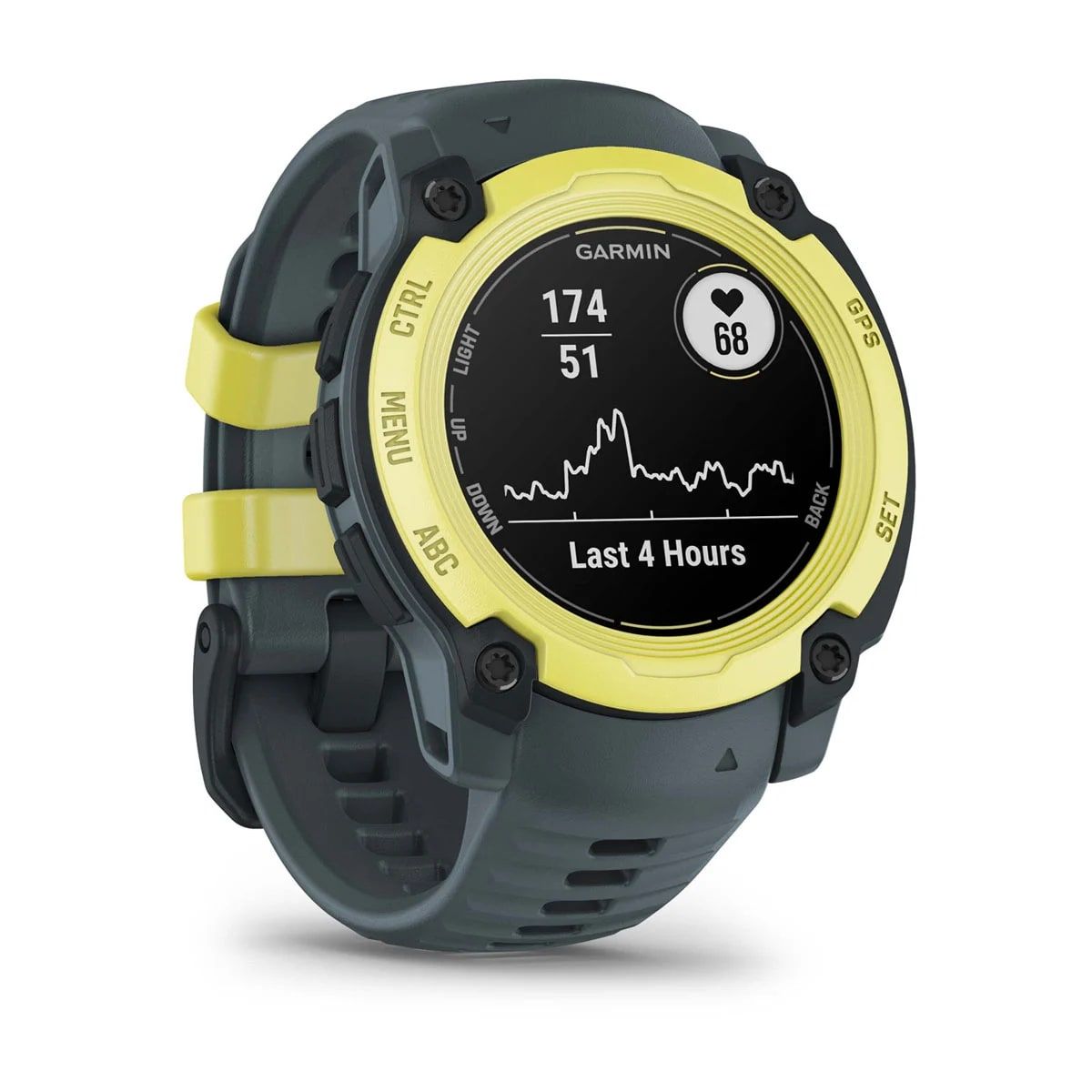 Garmin Instinct E, 40 Mm Electric Lime Bezel W/ Twilight Band