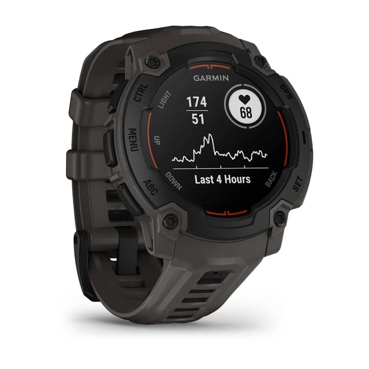 Garmin Instinct E, 45 Mm Black Bezel With Charcoal Band Garmin