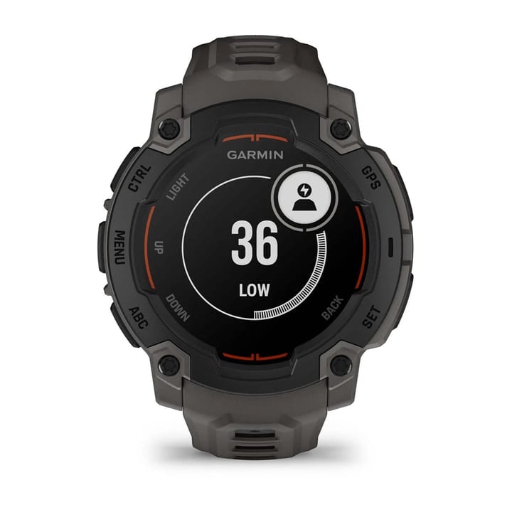 Garmin Instinct E, 45 Mm Black Bezel With Charcoal Band Garmin