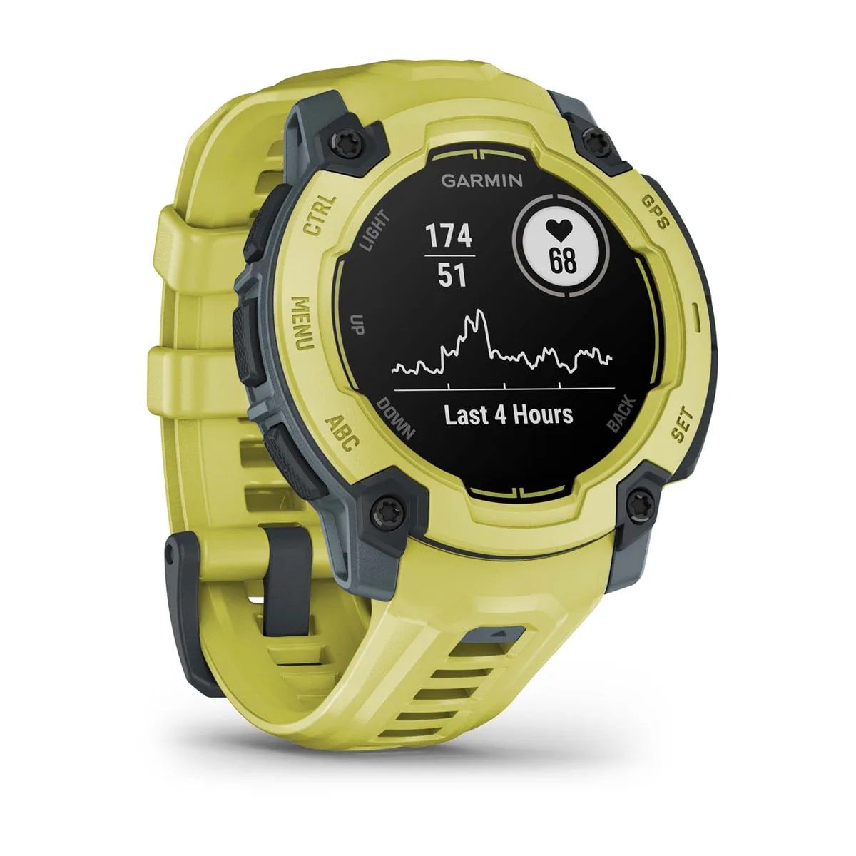 Garmin Instinct E, 45 Mm Electriclimebezel W/ Electriclimeband