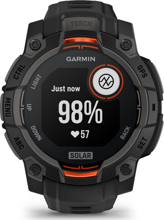 Garmin Instinct 3 Solar, 45mm Black Bezel With Black Band Garmin