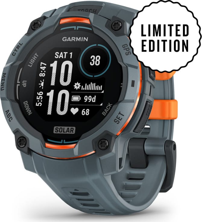 Garmin Instinct 3 Solar, 45mm Twilight Bezel W/Twilight Band Garmin