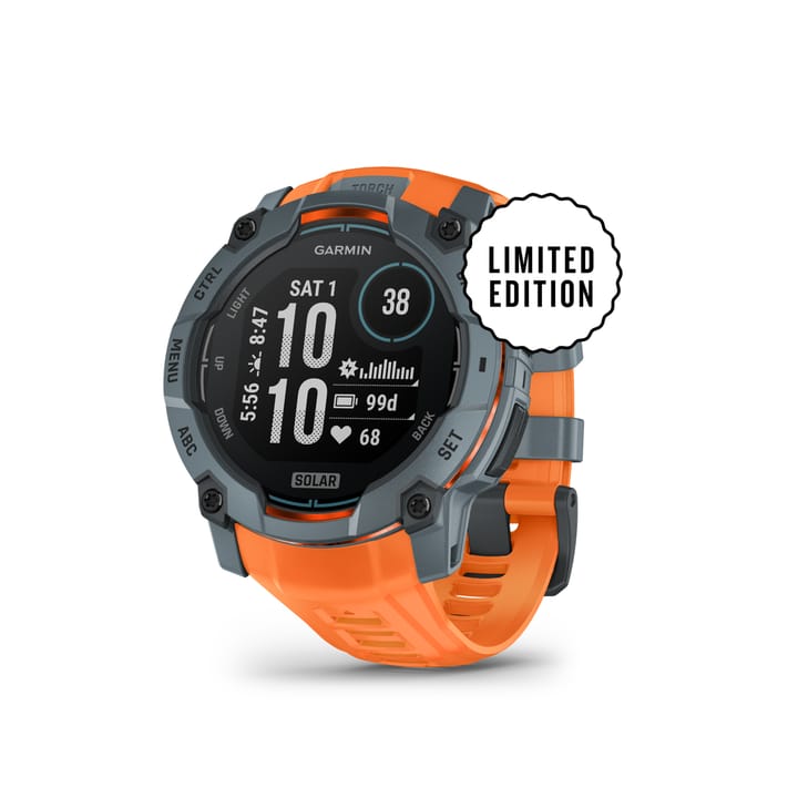 Garmin Instinct 3 Solar, 50mm Twilight Bezel W/Solstice Band Garmin