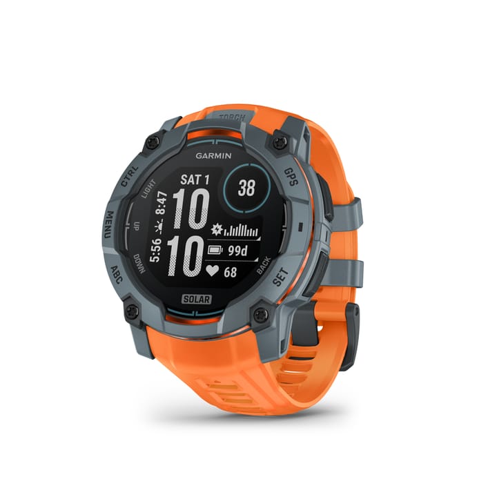 Garmin Instinct 3 Solar, 50mm Twilight Bezel W/Solstice Band Garmin