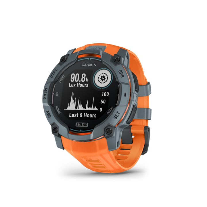 Garmin Instinct 3 Solar, 50mm Twilight Bezel W/Solstice Band Garmin