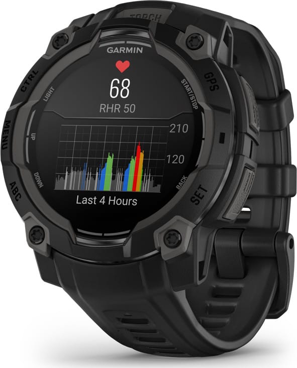 Garmin Instinct 3 AMOLED, 45mm Black Bezel With Black Band Garmin