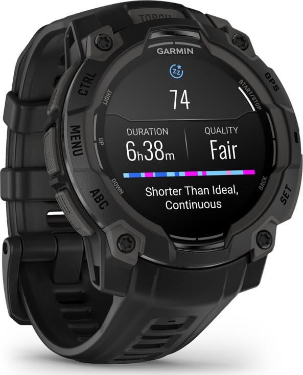 Garmin Instinct 3 AMOLED, 45mm Black Bezel With Black Band Garmin