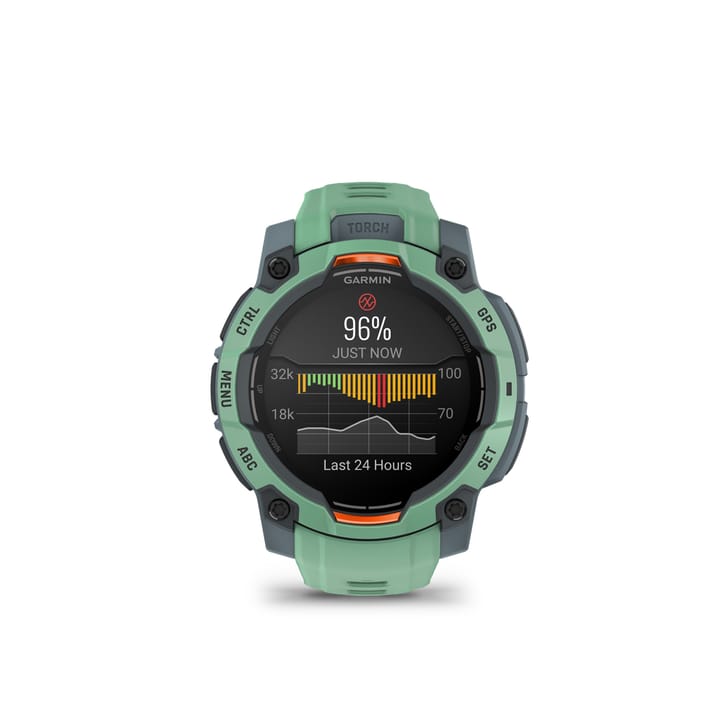 Garmin Instinct 3 AMOLED, 45mm Neo Tropic Bezel W/Neo Tropic Bnd Garmin