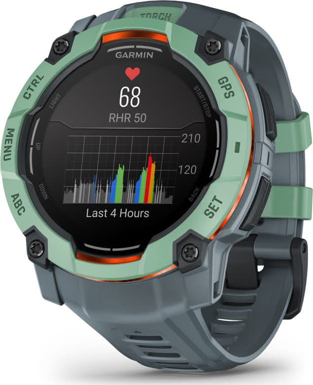 Garmin Instinct 3 AMOLED, 50mm Neotropic Bezel With Twilight Band Garmin