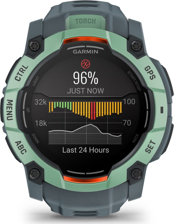 Garmin Instinct 3 AMOLED, 50mm Neotropic Bezel With Twilight Band Garmin