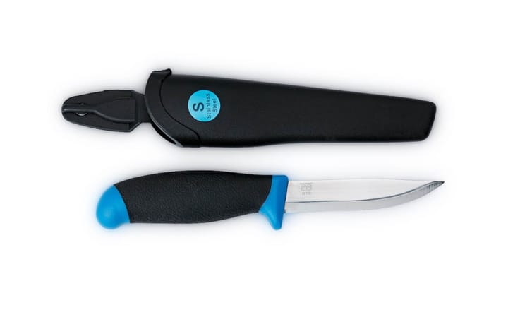 Øyo Stainless Steel Knife With Sheath Black/Blue Øyo