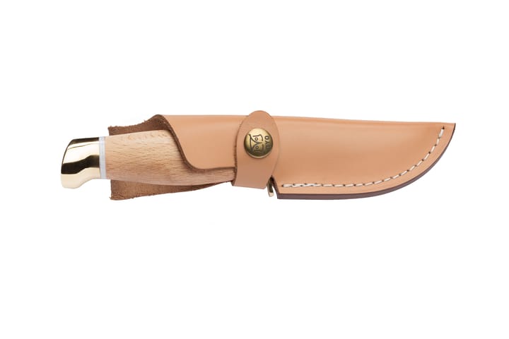 Øyo Jotunheimen Knife W/Leather Sheath Olive/Beige Øyo