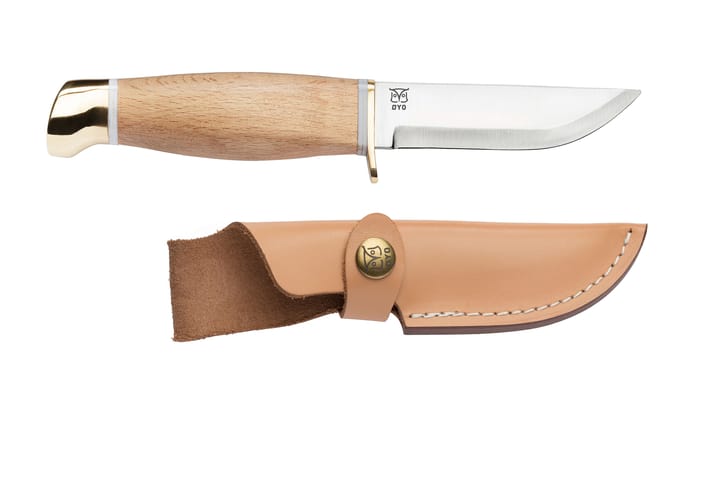 Øyo Jotunheimen Knife W/Leather Sheath Olive/Beige Øyo