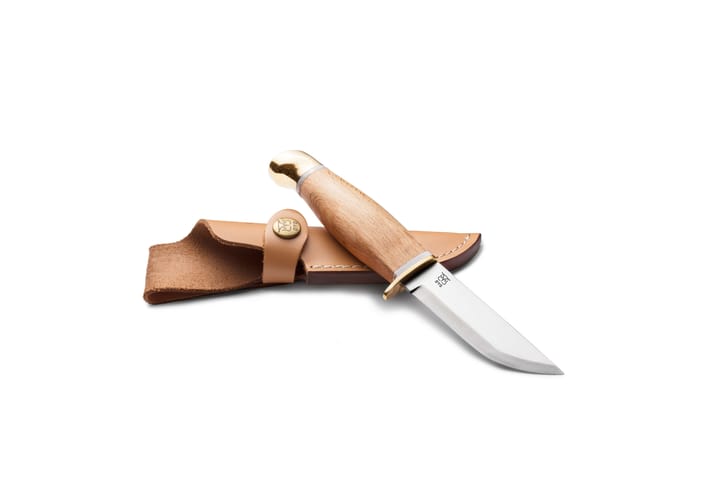 Øyo Jotunheimen Knife W/Leather Sheath Olive/Beige Øyo