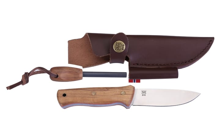 Øyo Femunden Knife W/Leather Sheath Brown Øyo