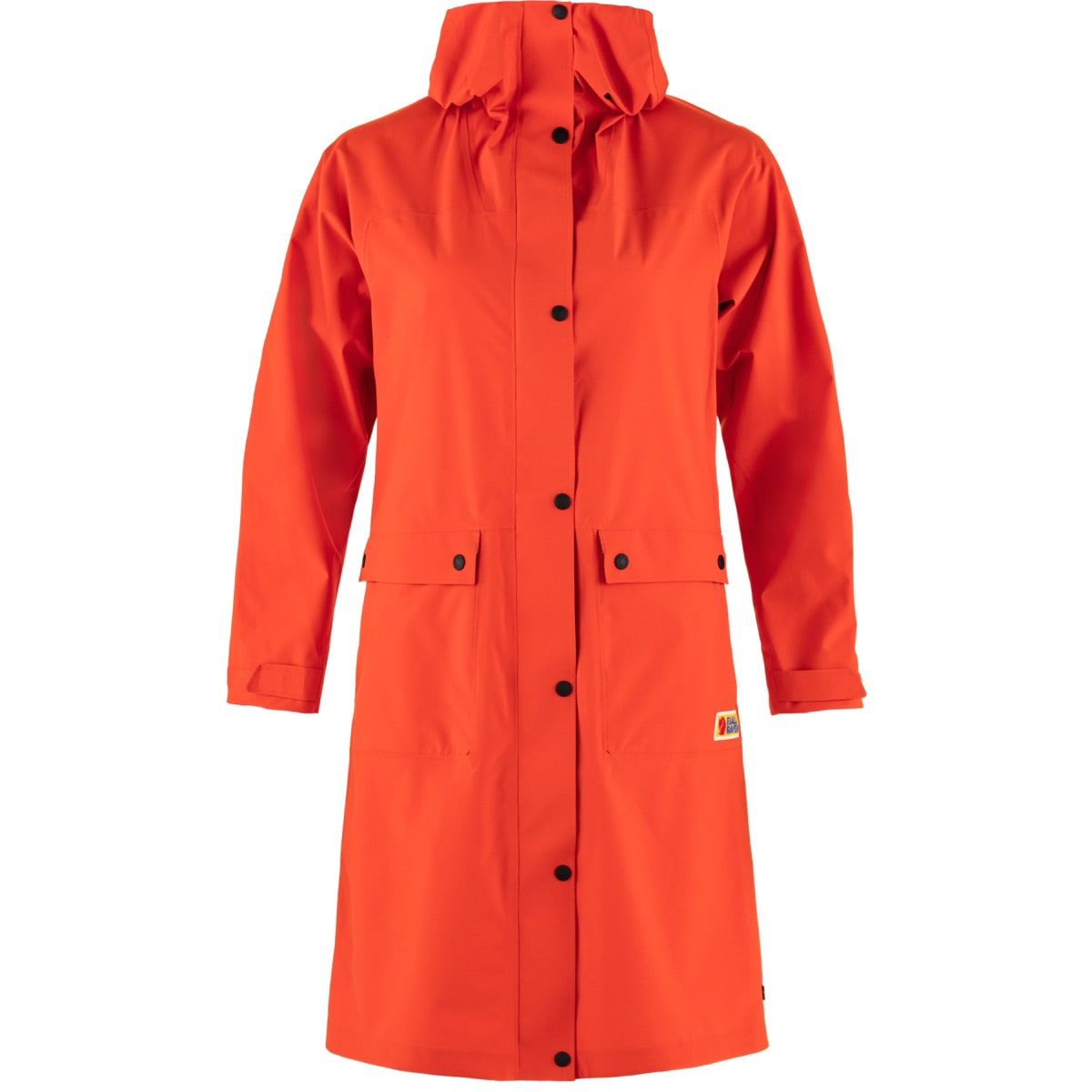 Fjällräven Women's Vardag Rain Parka Flame Orange