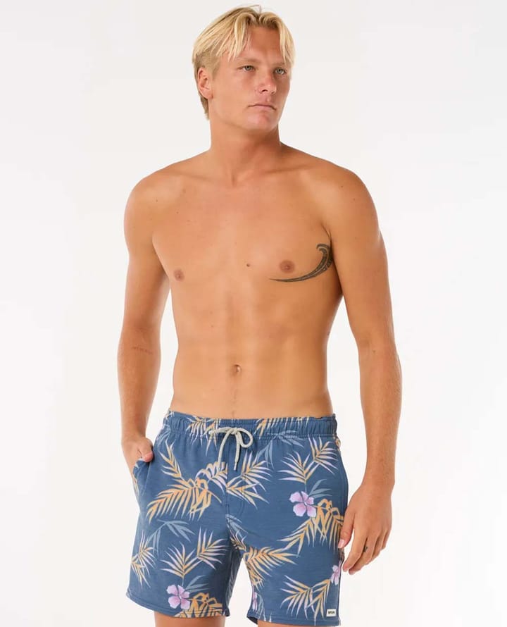 Rip Curl Men's Surf Revival Floral 16" Volley Short Washed Navy Rip Curl