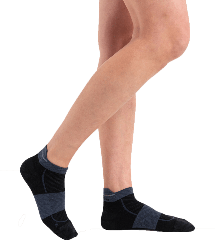 Icebreaker Women's Merino Run+ Ultralight Micro Socks Deco/graphite Icebreaker