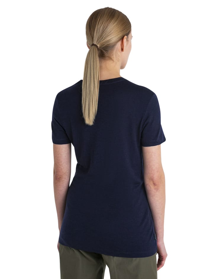 Icebreaker Women Merino 150 Tech Lite Iii Ss Tee Midnight Navy Icebreaker