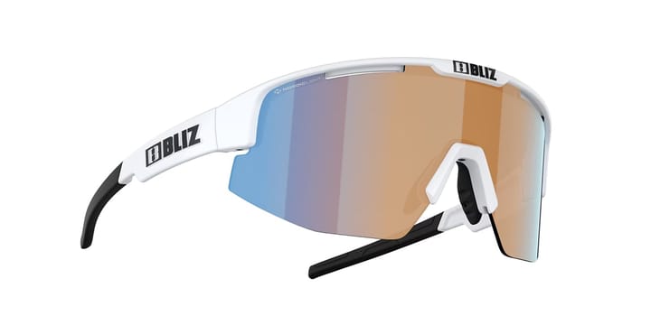 Bliz Matrix Matt White / Nano Optics Nordic Ligh Coral - Orange W Blue Multi Bliz