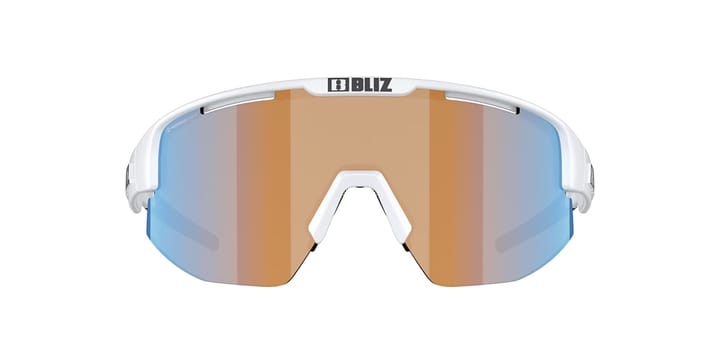 Bliz Matrix Matt White / Nano Optics Nordic Ligh Coral - Orange W Blue Multi Bliz