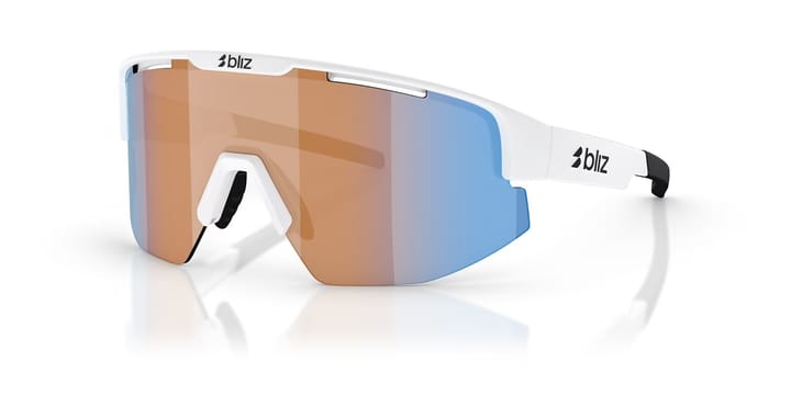 Bliz Matrix Matt White / Nano Optics Nordic Ligh Coral - Orange W Blue Multi Bliz