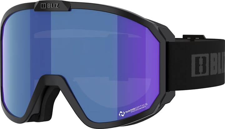 Bliz Raven Matt Black w Grey logo Nano Bliz