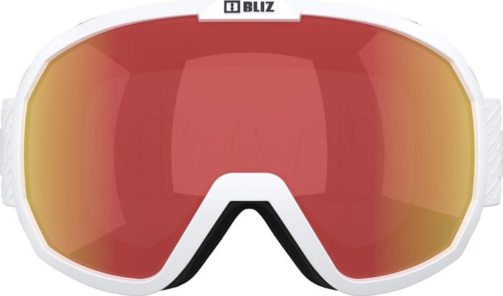 Bliz Charge Otg Matt White W Black Logo / Brown Red Bliz