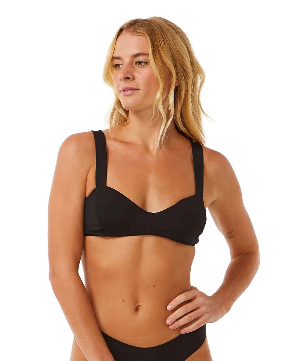 Rip Curl Women’s Classic Surf D-DD Bikini Top Black