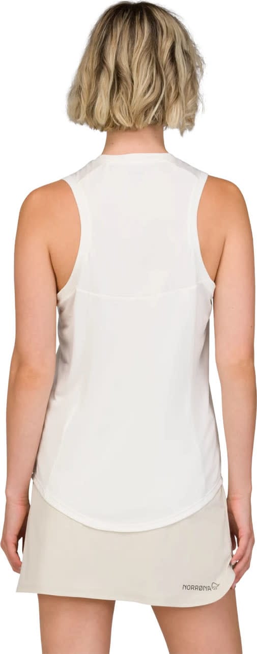 Norrøna Women's Senja Equaliser Tank Top Snow White Norrøna