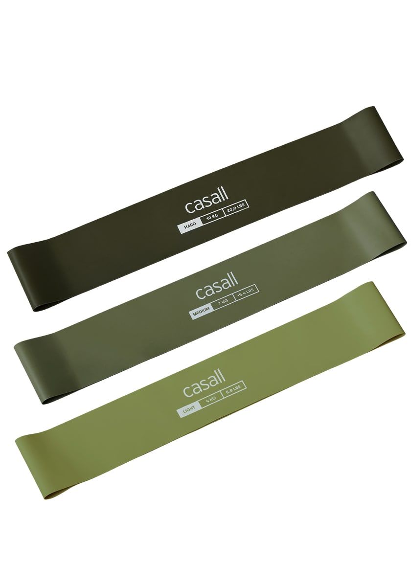 Casall Rubber Bands 3-pack Green Selection