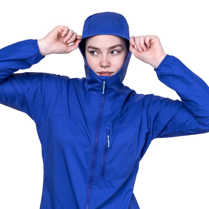 Mountain Equipment Aerofoil Hooded Wmns Jacket Blue Nights Mountain Equipment