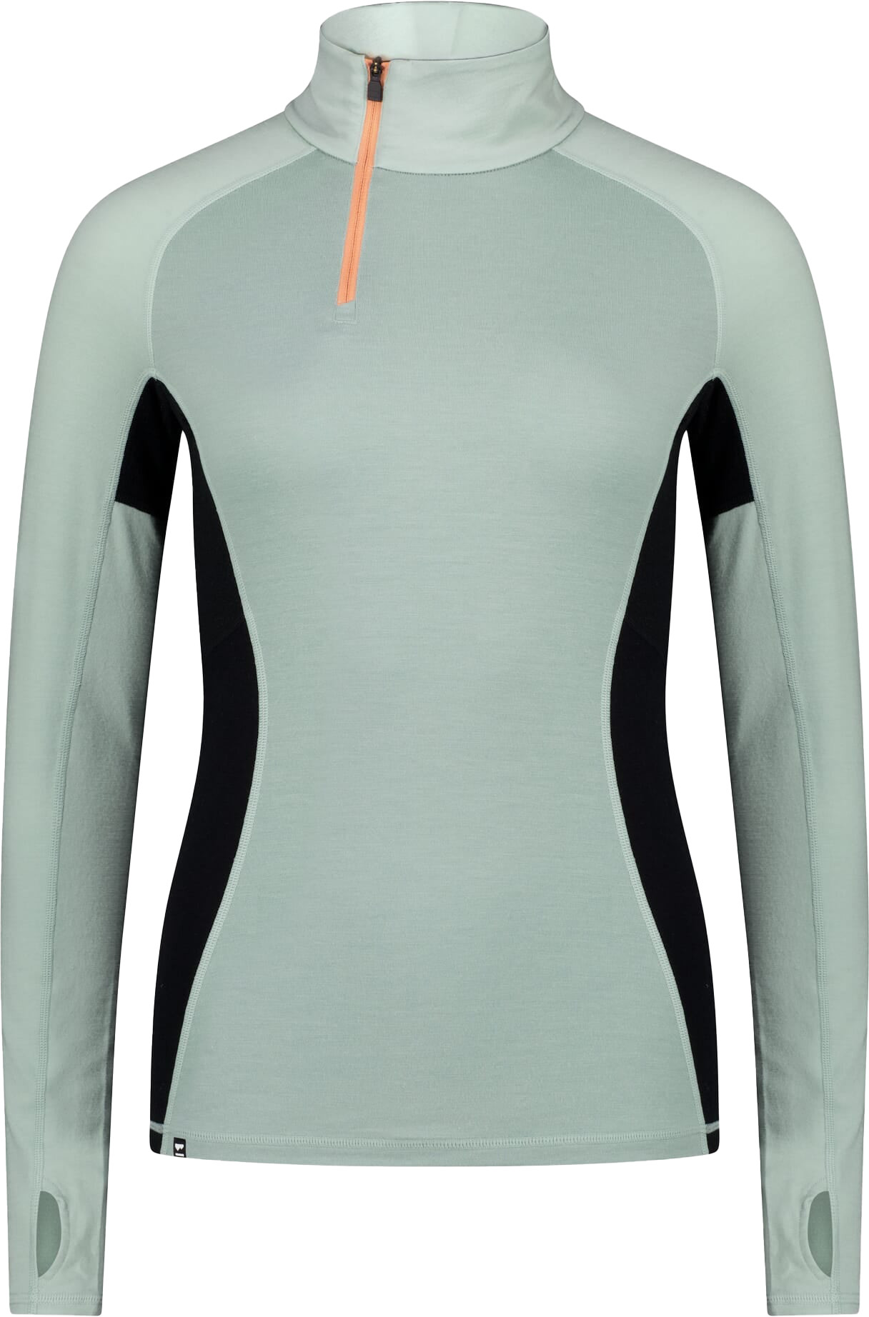 Mons Royale Women’s Olympus Half Zip Glacier/dew/black