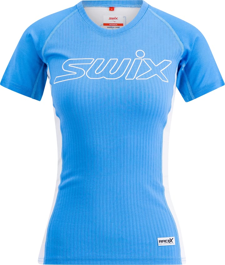 Swix Women's RaceX Light Short Sleeve Cloud Blue/Bright White Swix