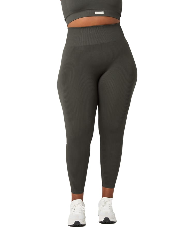 Björn Borg Women's Studio Seamless Rib Tights Peat Björn Borg