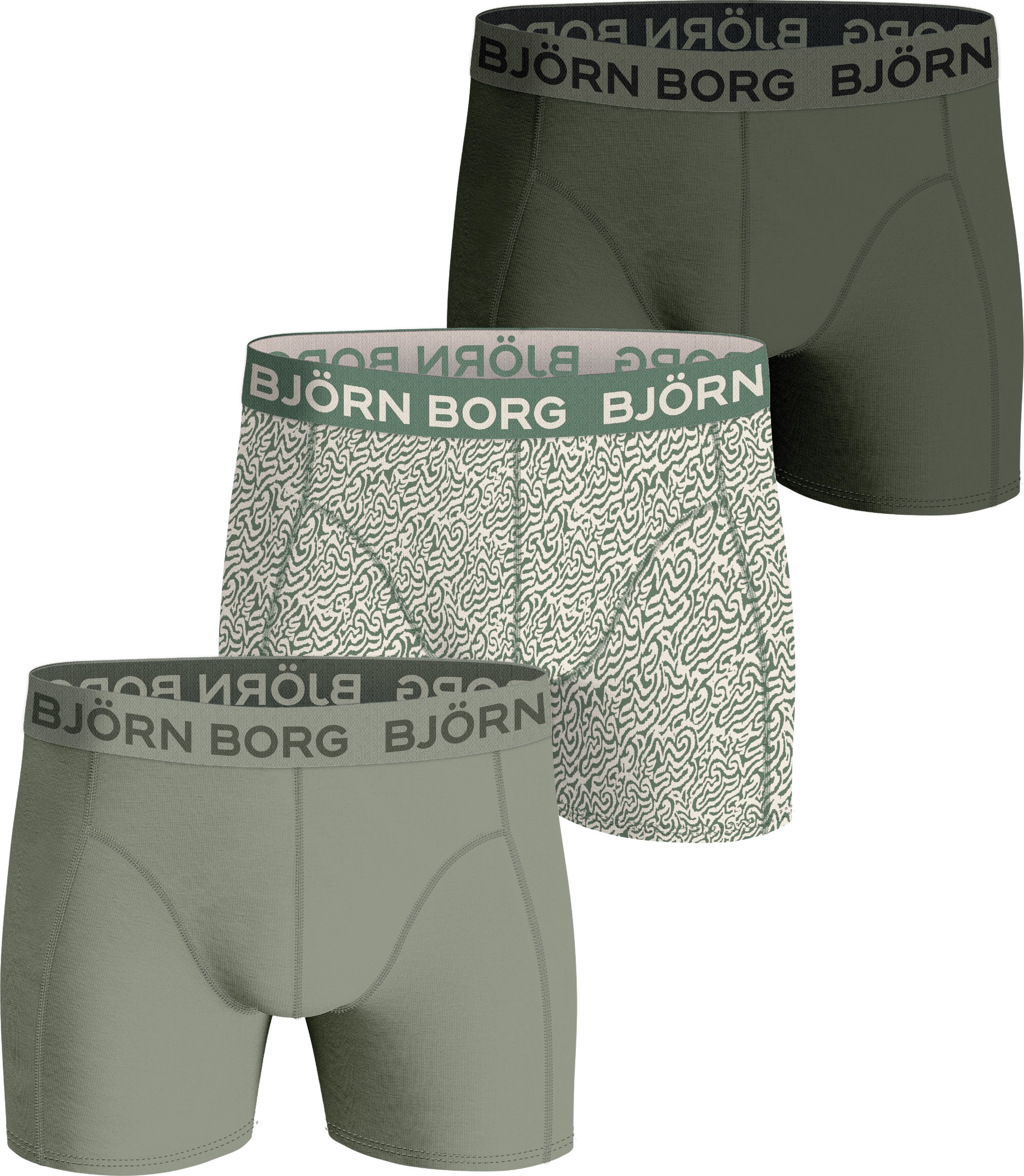 Björn Borg Men’s Cotton Stretch Boxer 3-pack Multipack 7