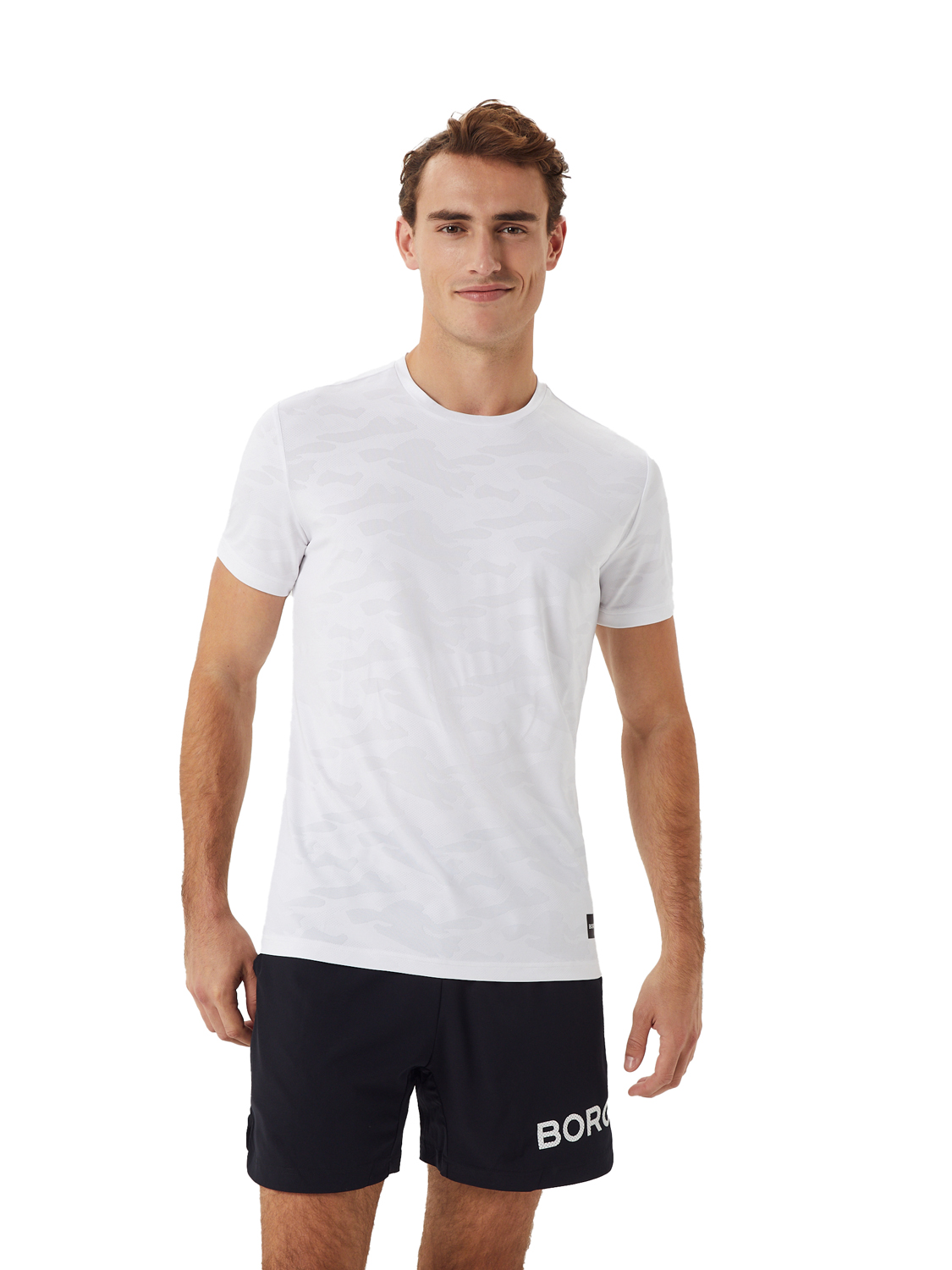 Björn Borg Men’s Borg Performance T-Shirt Brilliant White