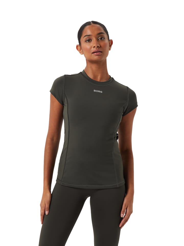 Björn Borg Women's Borg Reform Slim T-Shirt Peat Björn Borg