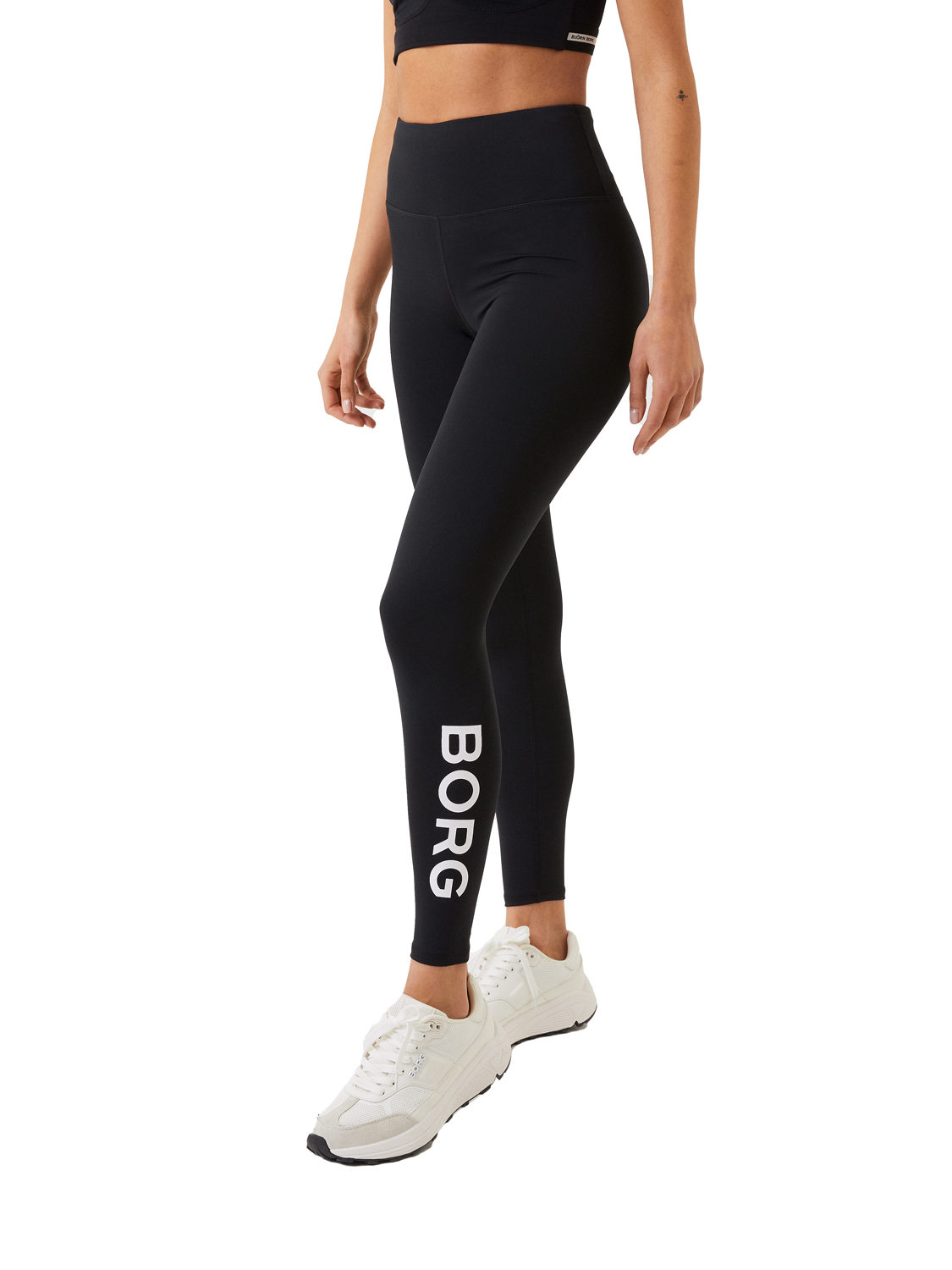 Björn Borg Women’s Borg Logo Tights Black Beauty