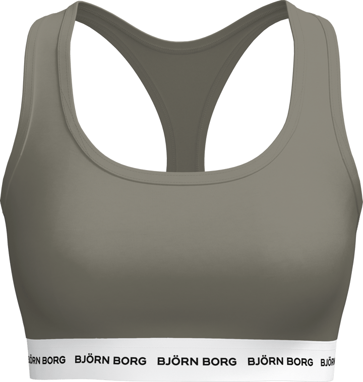 Björn Borg Women's Core Logo Soft Top 1-pack Vetiver Björn Borg